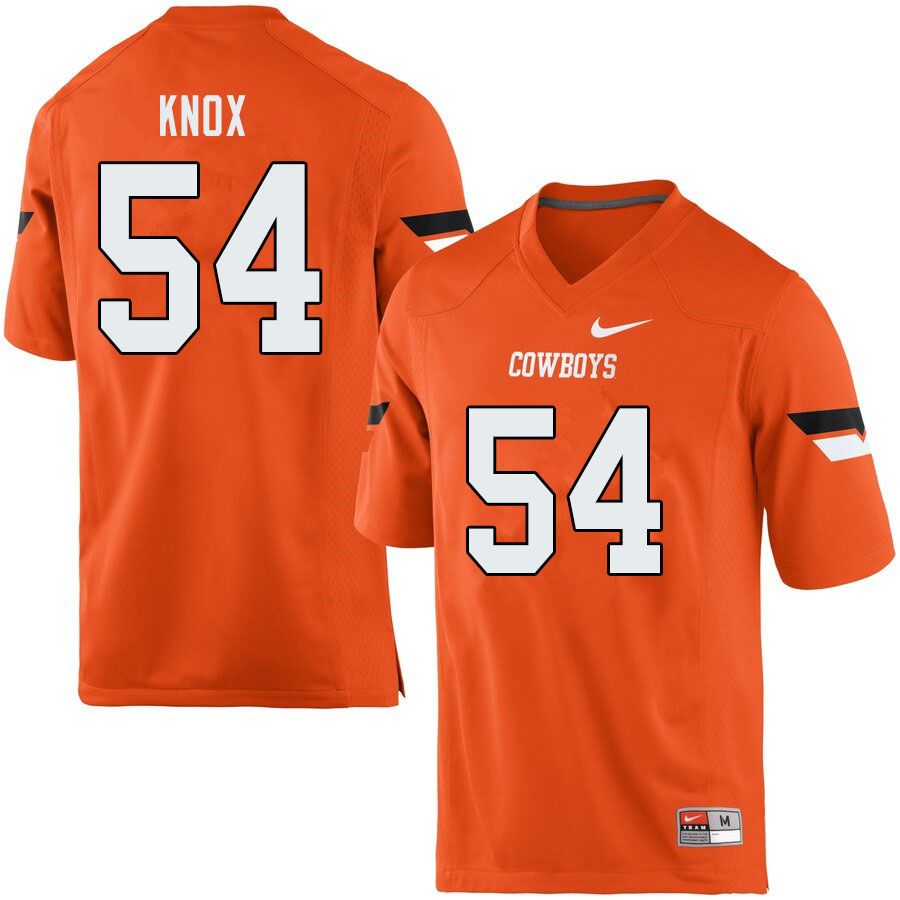 Men #54 Truett Knox Oklahoma State Cowboys College Football Jerseys Sale-Orange - Click Image to Close